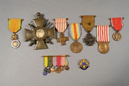 FRANCE. Médaille et décorations militaires 1°guerr