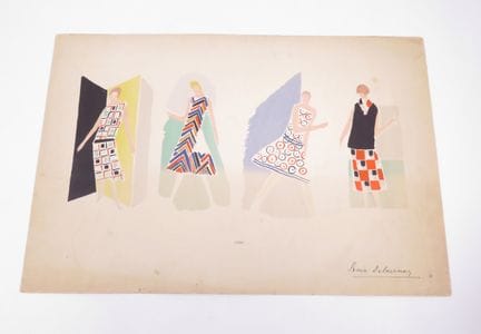 索尼亚·德洛内（1885-1979）。《她的绘画、她的器物、她的同时性织物、她的时尚》，1925年。