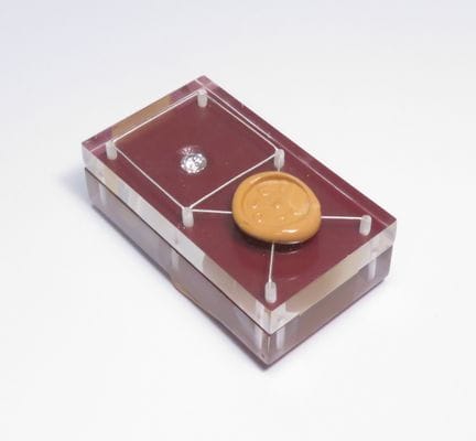 Precioso diamante puro de 1,01 ct, talla brillante