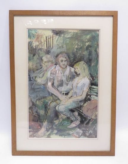Edouard Léon Louis LEGRAND (1892-1970). La pareja.
