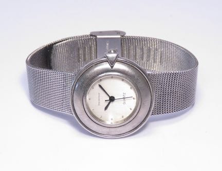 YVES BERTELIN. Reloj de pulsera unisex de acero. C