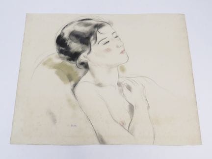 Charles MARTIN (1884-c.1932/34). Donna nuda. Inchi