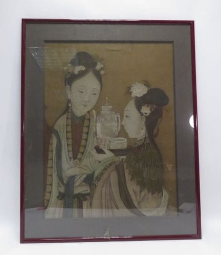Al estilo de LENG Mei (1669/77-hacia 1745). Dos mu