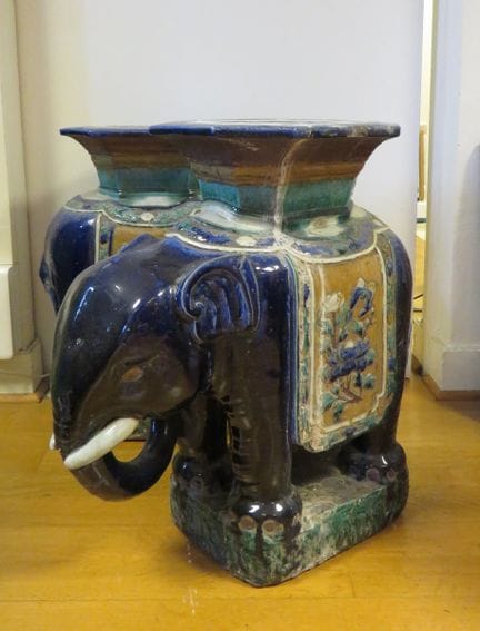 Pair of stools (which can be used as a pair of sma