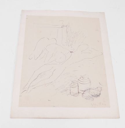 Marcel VERTES (1895-1961). Composizione erotica. I