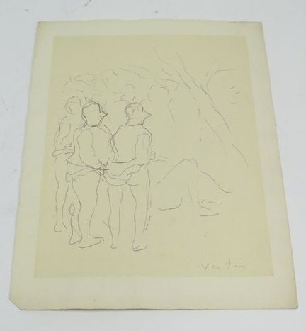 Marcel VERTES (1895-1961). Composizione erotica. I