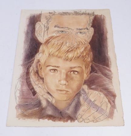 归因于CZANARA（1921-1998）。组画。彩色蚀刻版画与水彩蚀刻版画，绘于羊皮纸上，未署名（