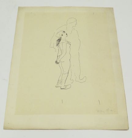 Marcel VERTES (1895-1961). Composizione erotica. I