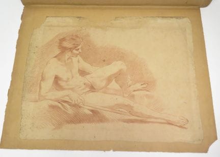 Attribuito a Carle VAN LOO (1705-1765). Nudo masch