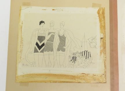 Charles MARTIN (1884-c.1932/34). "Les trois jeunes