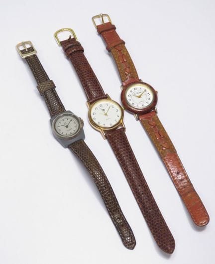 LIP ; YVES BERTELIN ; V.R.WATCH. Lot de trois mont