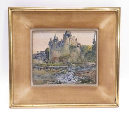 R. BREANT (siglo XX). Paisaje. Acuarela sobre pape