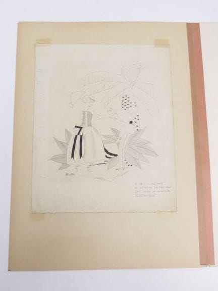 Charles MARTIN (1884-c.1932/34). "Jeunesse". Encre
