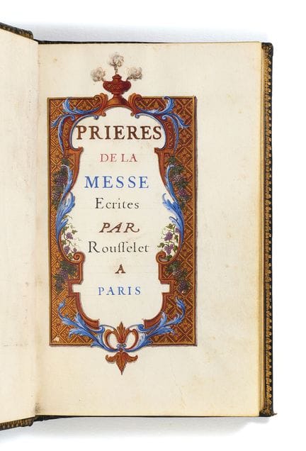 ROUSSELET (Jean-Pierre). Oraciones de la misa. Esc