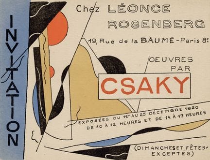FRANCE      [INVITATION]. FERNAND LÉGER EXHIBITION