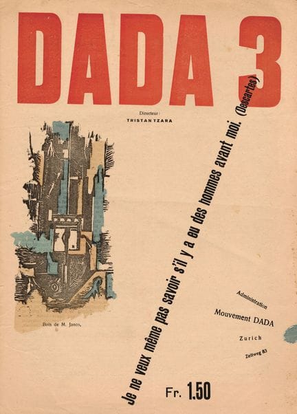 SWITZERLAND [MAGAZINE]. DADA. Zurich, No. 3/1918. 