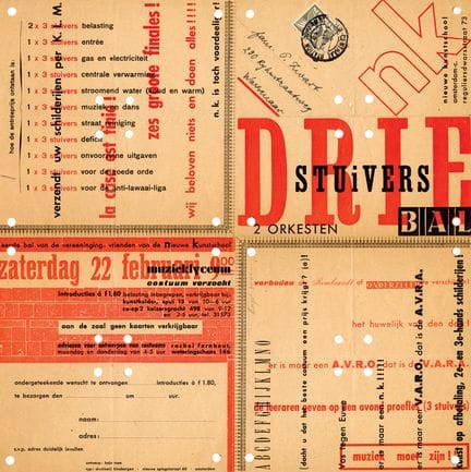 NETHERLANDS      [INVITATION CARD]. DRIE STUIVERS 