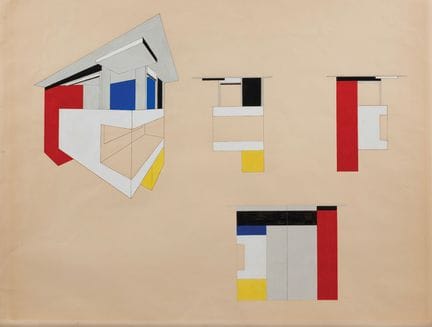 FELIX DEL MARLE. ARCHITECTURAL DESIGNS. ORIGINAL D