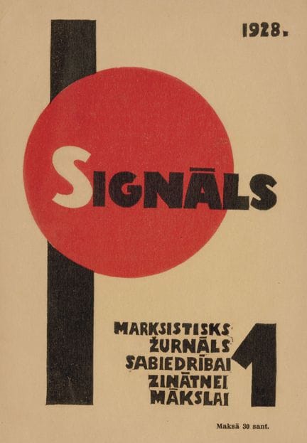 [MAGAZINE]. SIGNALS. Riga, No. 1/1928. 21.2 x 14.8