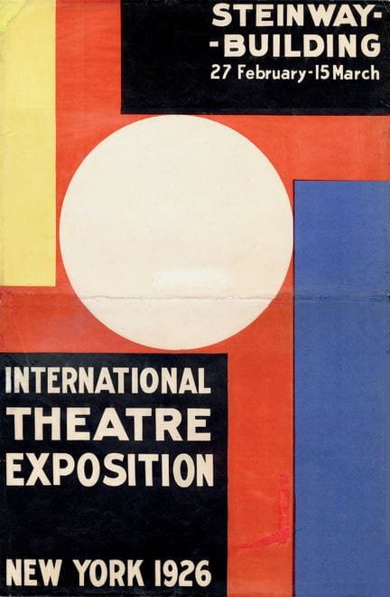 [CATALOG]. INTERNATIONAL THEATER EXHIBITION. New Y