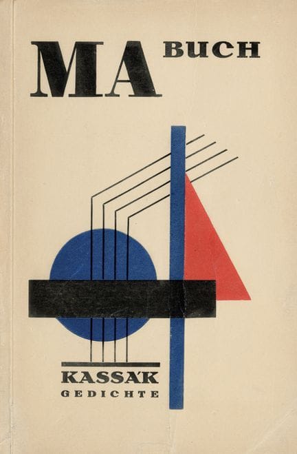 卡萨克（KASSÁK）路德维希。《我的书》（MA-BUCH）。柏林，Der Sturm出版社，192