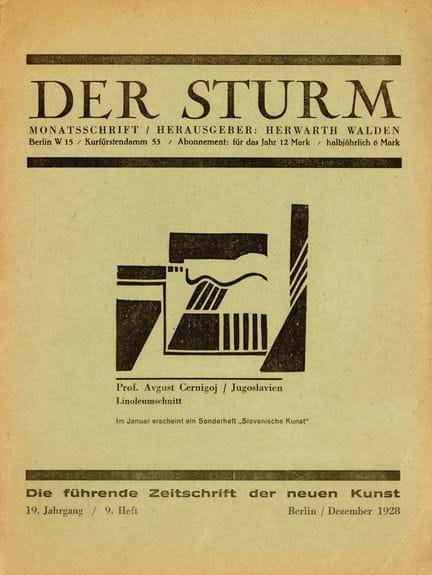 CROATIE / SERBIE / SLOVÉNIE [REVUE]. DER STURM. Be
