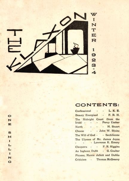 爱尔兰      [期刊]。《THE KLAXON》。都柏林，1923年第1期。25.3 × 18.