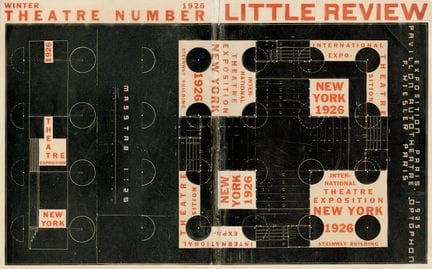 [MAGAZINE]. THE LITTLE REVIEW. SPECIAL THEATER ISS