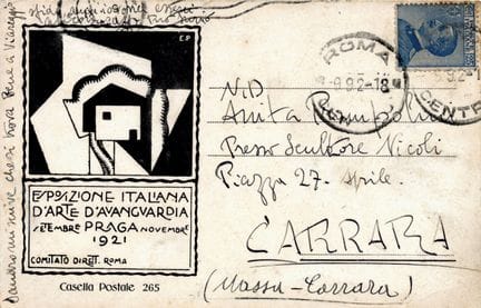 ITALIA      [TARJETA PUBLICITARIA]. EXPOSICIÓN ITA