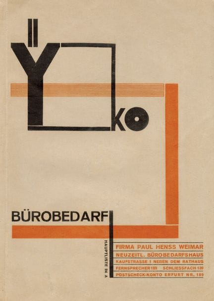 [商业目录]。P. HENSS 公司出版的《YKO BÜROBEDARF》。魏玛，1924年。24.