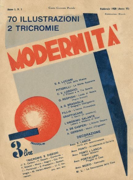 [MAGAZINE]. MODERNITÁ. Milan, Nos. 1, 2, 3/1928. 2