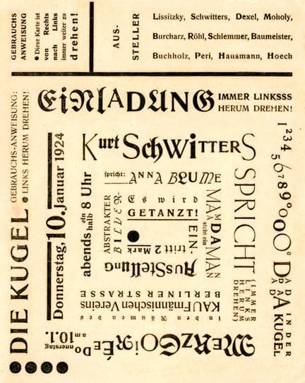 [INVITATION CARD]. EXHIBITION by the DIE KUGEL GRO