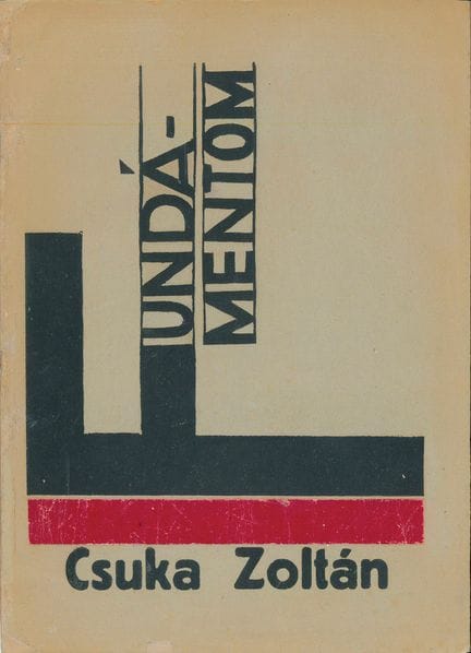CSUKA, Zoltán. FUNDÁMENTOM. Novi Sad, 1924. 23.3 x