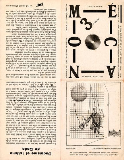 [MAGAZINE]. MÉCANO. Leiden, No. ROUGE/1922. 16.1 x