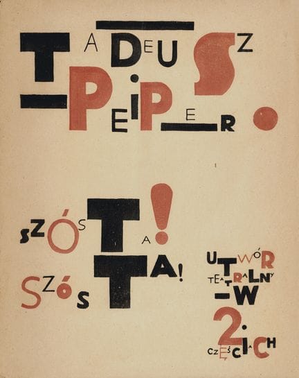 PEIPER Tadeusz. SZOSTA ! SZOSTA ! Cracovie, 1925. 