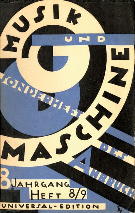 AUTRICHE [REVUE] MUSIK UND MASCHINE. SONDERHEFT DE