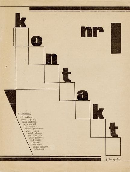SUECIA [REVISTA]. KONTAKT. Estocolmo, n.º 1/1931. 
