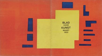 荷兰 [期刊]。《BLAD VOOR KUNST》。格罗宁根，1922年第6期。30.2 × 27.