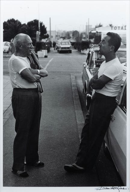 Lucien CLERGUE (1934-2014)
Picasso y el taxista, 1