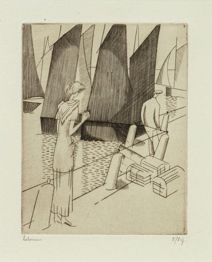 Jean Émile LABOUREUR (1877-1943)
La photographe, 1