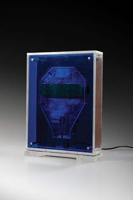 Gerard HAAS (1922-1996)
Masque bleu
Sculpture lumi