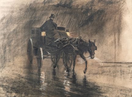 Charles JOUAS (1866-1942)
Carruaje: el carruaje ve