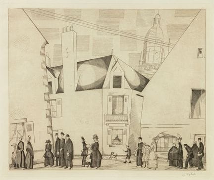 Jean Émile LABOUREUR (1877-1943)
La salida de la i