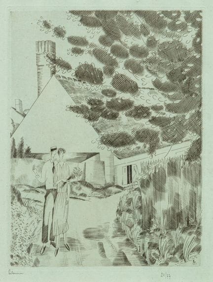 Jean Émile LABOUREUR (1877-1943)
El camino del bos
