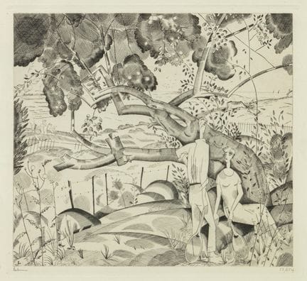 Jean Émile LABOUREUR (1877-1943)
El viejo peral, 1