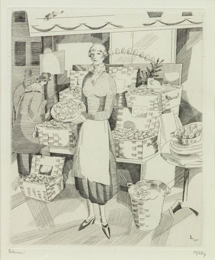 Jean Émile LABOUREUR (1877-1943)
La pescadería, 19