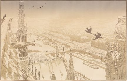 Henri RIVIÈRE (1864-1951)
Desde lo alto de las tor