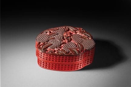 CHINE - Époque QIANLONG (1736-1795)
Boîte de forme
