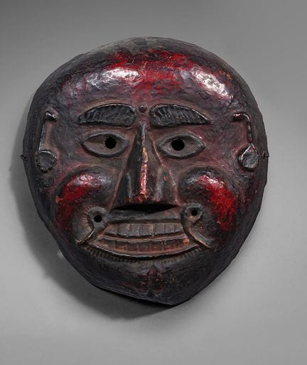 NEPAL, Kathmandu-Tal
Maske des Dämons Lakhé aus ge