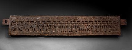 INDIEN
Zwei beidseitig mit Friesen verzierte Quers